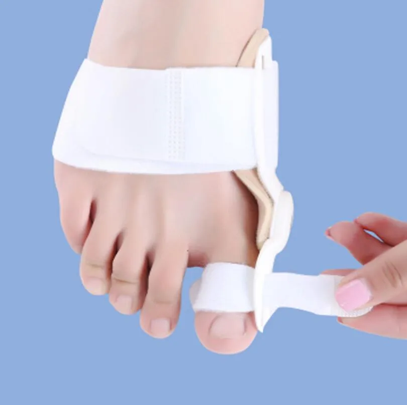 화이트 Hallux Valgus 큰 뼈 발가락 Bunion 부목 교정기 발 치료 큰 뼈 교정 도구 LX2251