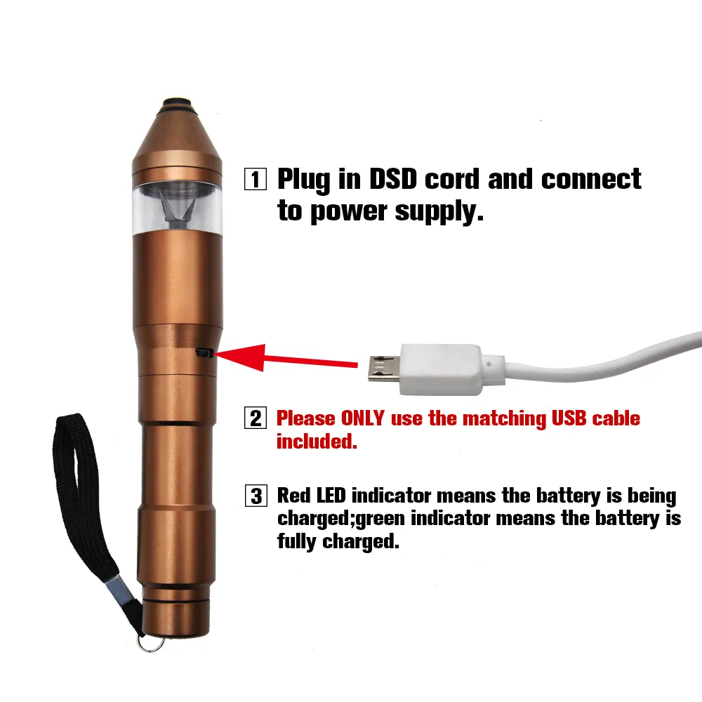 HOneyPuff Herb Elektrikli Kalem Öğütücü USB Şarj Metal Öğütücü Tütün Bitki Biber Mills Sigaralar Öğütücü Ücretsiz Damla Nakliye