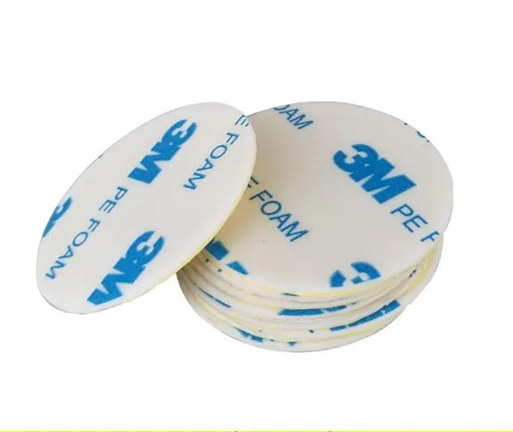 1600T PE strong foam double sided adhesive tape no mark hook glue white round 10/20/30/40/75MM diameters paper tape