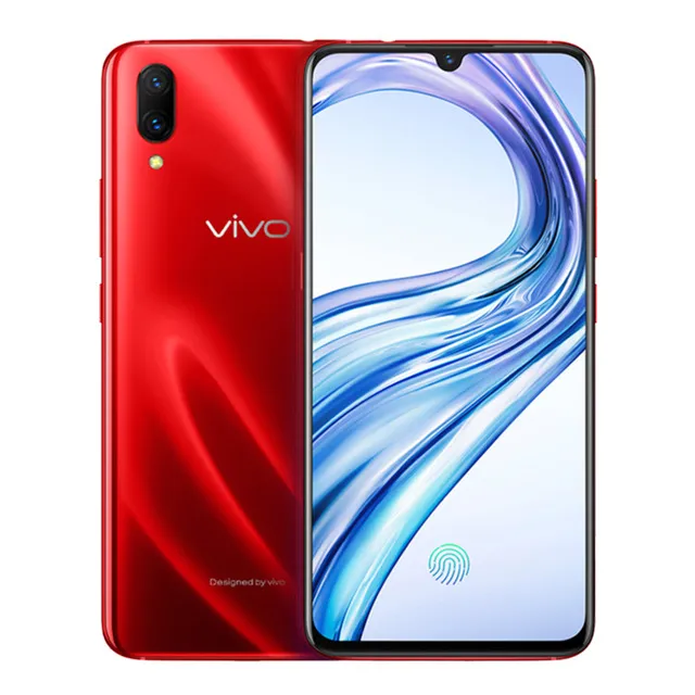 オリジナルvivo x23 4G LTE携帯電話8GB RAM 128GB ROM Snapdragon 670 Octa Core 13.0MP AI Android 6.41 "全画面指紋IDフェイス3400mAhスマート携帯電話