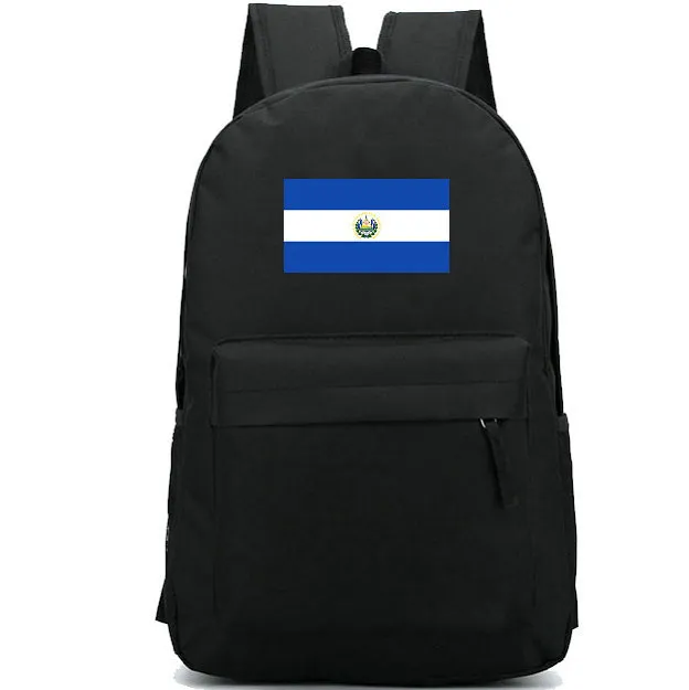 حقائب الظهر السلفادور SLV Country Day Flag Pack الوطنية Banner School Bag حقيبة حقيبة دراسية رياضية في الهواء الطلق في الهواء الطلق في الهواء الطلق