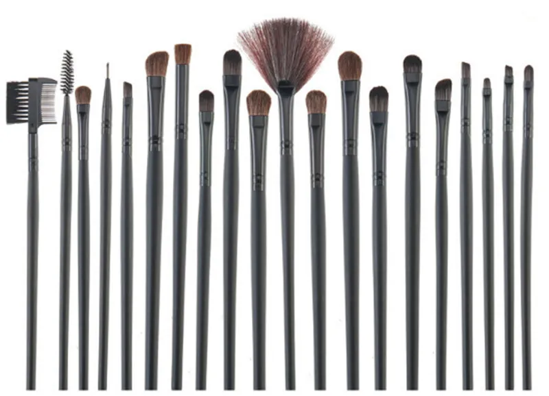 New Makeup Brushes Makeup Tools Professional Brush sets Horse Hair Black High Quality DHL shipping+Gift