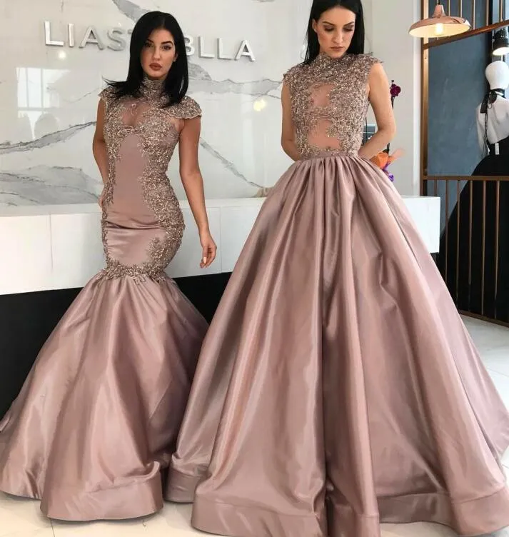 Abendkleid Yousef aljasmi Kim Kardashian Stehkragen Perlenbesetztes Meerjungfrau-Langes Kleid Almoda gianninaazar ZuhLair murad Ziadnakad 0047