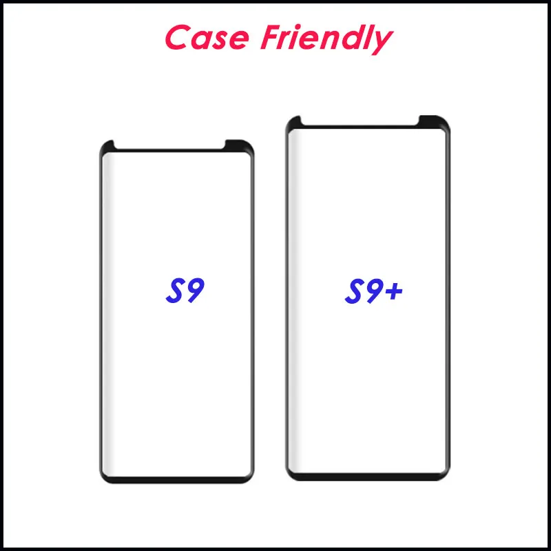 Samsung S22에 대한 친숙한 3D 곡선 스크린 보호기 템퍼링 유리 10 10 9 8 Ultra S9 S10 S20 S21 Ultra Plus Full Surface Cover 필름