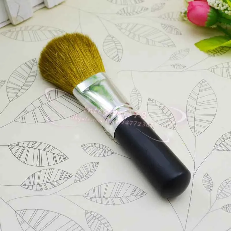 100 pcs/lot minerals cosmetic brush with wool and wood handle,powder brush,blush brush, soft makeup brush.DHL free