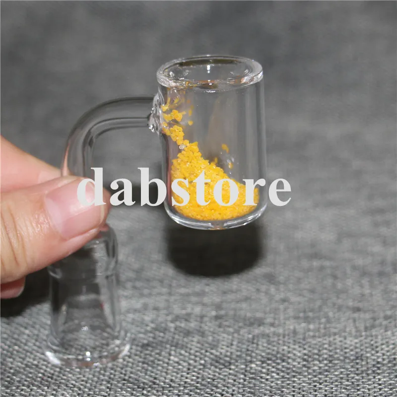 흡연 새로운 석영 열전산 버킷 뱅커 10mm 14mm 18mm 남성 색상 변경 석영 뱅거 손톱 유리 봉 DAB 장비