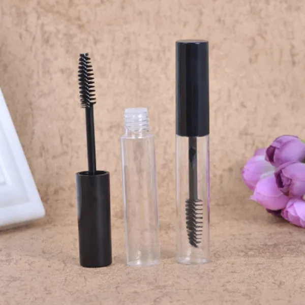 PRINT LOGO 10ml Lege Mascara Tube 10ml Herbruikbare Mascara Container Eyeliner Fles Lip Bruto Tube met Borstel