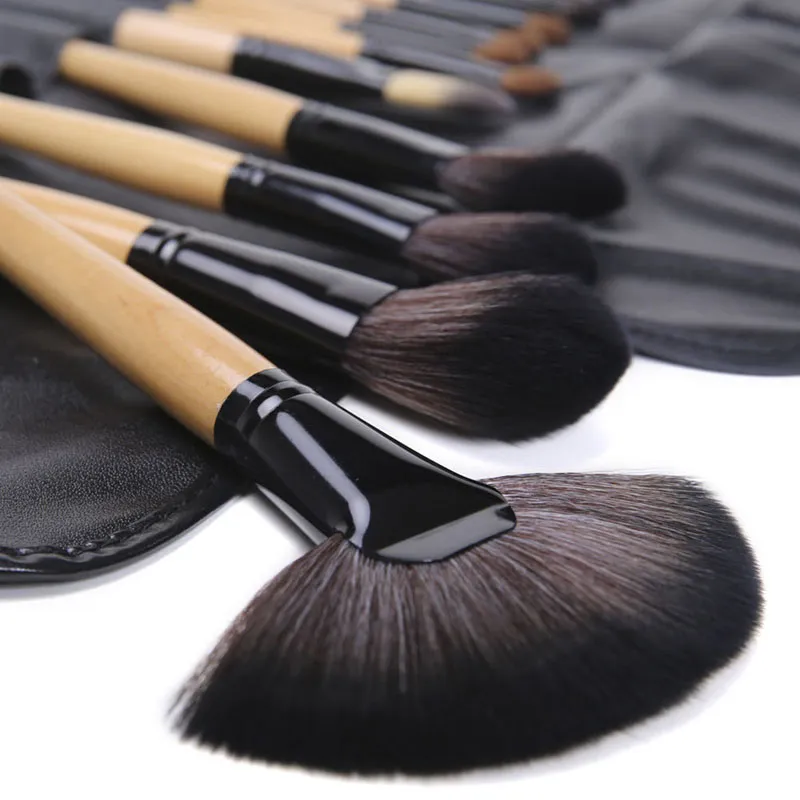 24 pièces ensemble de pinceaux de maquillage professionnels pinceaux de maquillage de haute qualité Kit d'outils de maquillage synthétique de Studio à fonction complète