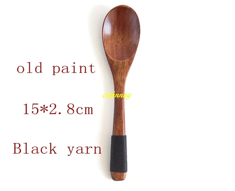 15*2.8cm Naturel Wooden Coffee Tea Sugar Salt Spoon Scoop Kitchen Utensil Wood Jam Spoon