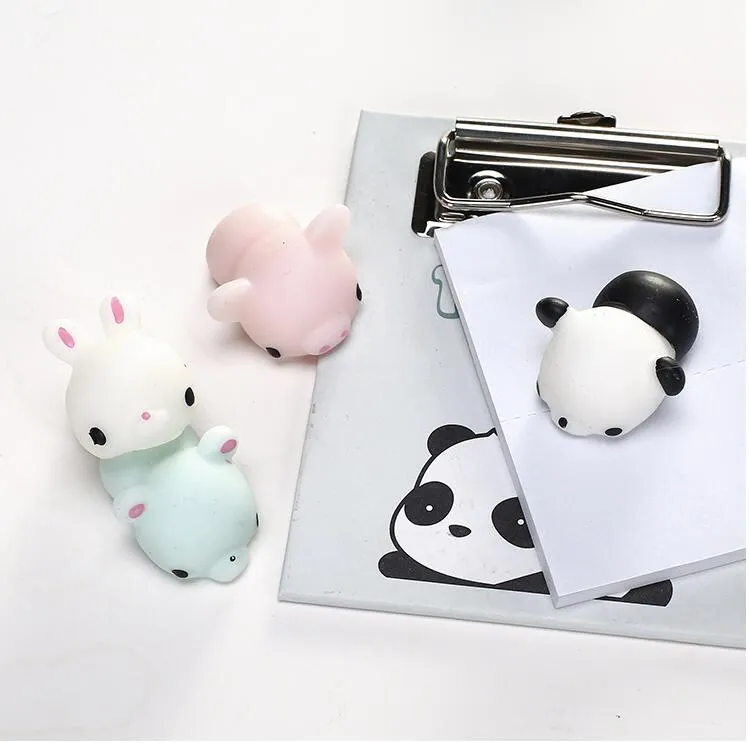 En gros lente augmentation Jumbo jouet chignon jouets animaux mignon Kawaii presser dessin animé jouet Mini Squishies chat Squishiy mode Rare Animal Gi8705663