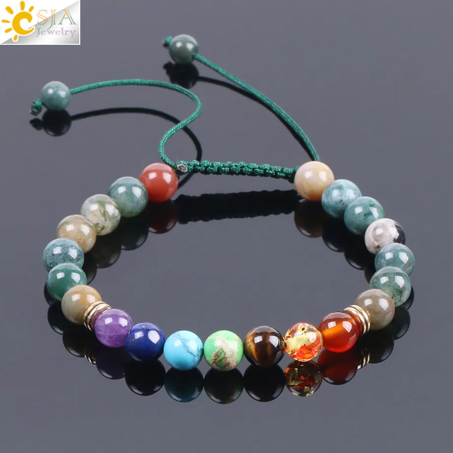 Buy 7 Chakra Symbol Bracelet For Meditation & Healing Online in India -  Mypoojabox.in