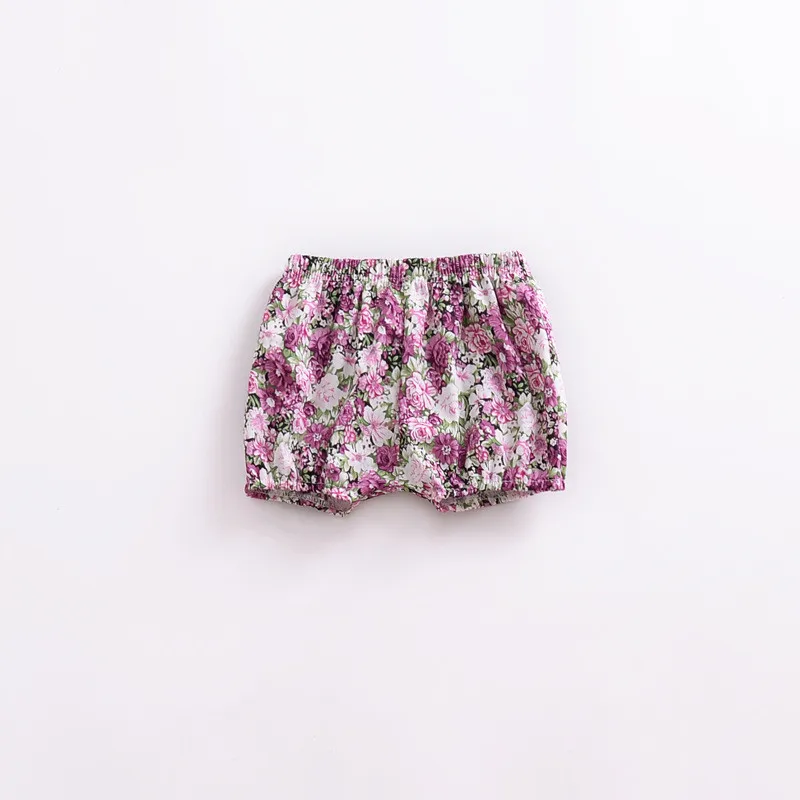 코튼 베이비 키즈 반바지 2018 Summer Children Harem Short Pants Boys Girls 꽃 프린트 반바지 캐주얼 유아 의류 Bottoms Bloomers