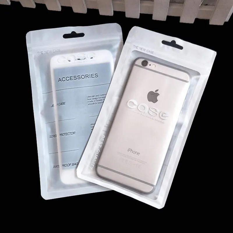 Vários tamanhos Branco tampa do telefone Bolsa Celular Acessórios Mobile Phone Case Capa Embalagem O pacote Bolsa para iPhone Xs Max 8 7 6S 6 Plus