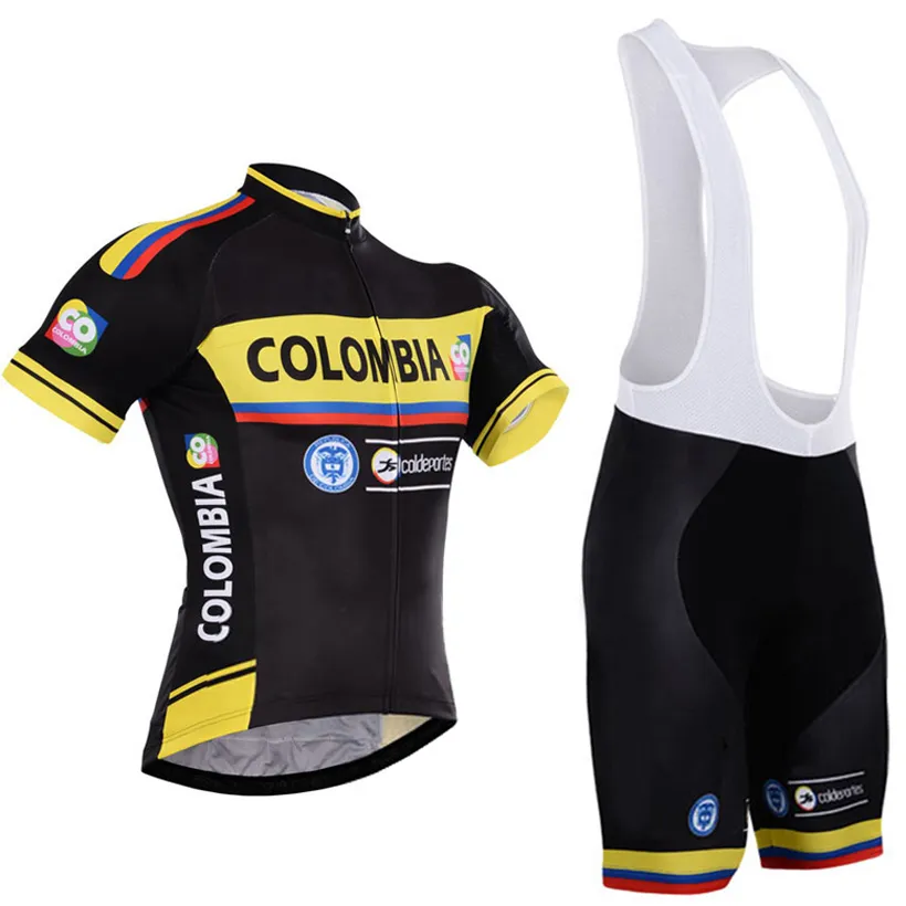 콜롬비아 사이클링 저지 마운틴 자전거 착용 의류 짧은 세트 MTB Ropa Ciclismo Bicicletas Uniform Maillot Culotte Outdoor Suit