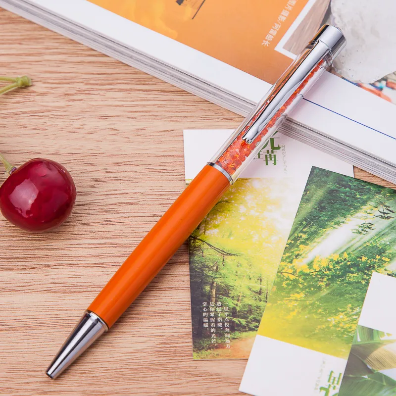 2018 stylo à bille en cristal mode Style créatif stylo tactile pour l'écriture papeterie bureau école stylo à bille encre noire