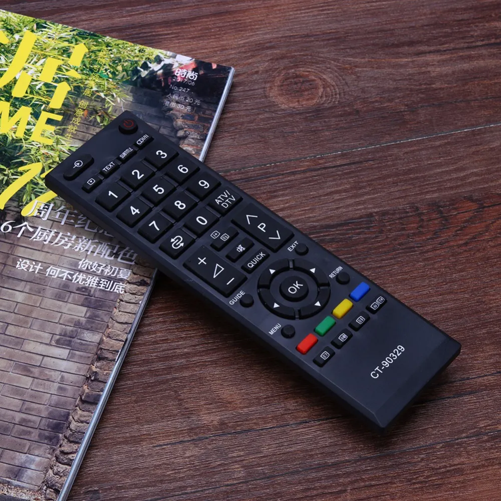 Toshiba Tv Remote Replacement Remote Control For Toshiba TV Models RV550A, RV600A, RV700A - Compatible With CT-90329 Marantz TV Remote Controls