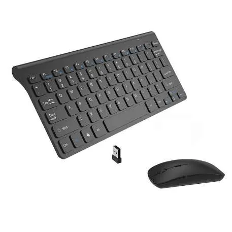 2.4G Klawiatura bezprzewodowa i mysz do pulpitu PC Klawiatura USB dla Samsung Notebook / Smart TV Keyboard Myszy Bezprzewodowy Kombet