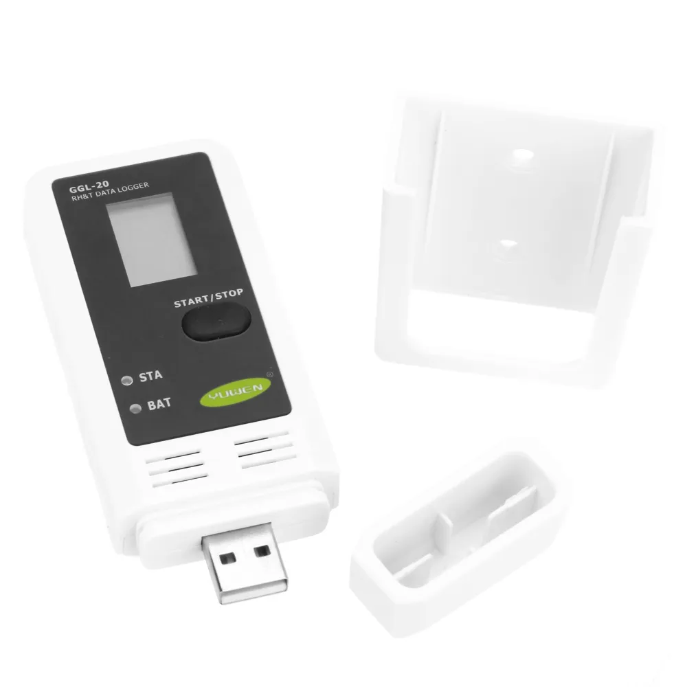 Freeshipping Mini USB Portátil LCD Digital Medidor De Temperatura E Umidade Logger Higrômetro Termômetro PC Conectando Gravação de Dados