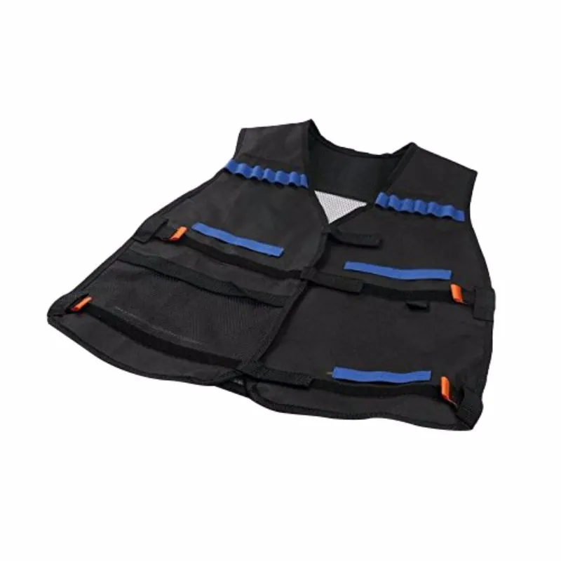 Alta qualidade Tactical Vest ajustável com bolsos de armazenamento adequado para N-Strike Elite Equipe