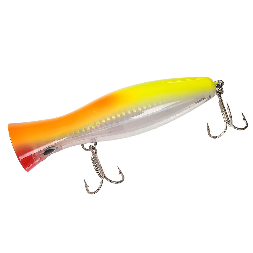 Livraison gratuite 12 cm 42g 3 D Poper appât Topwater Popper leurre de pêche nouveau grand jeu appât artificiel