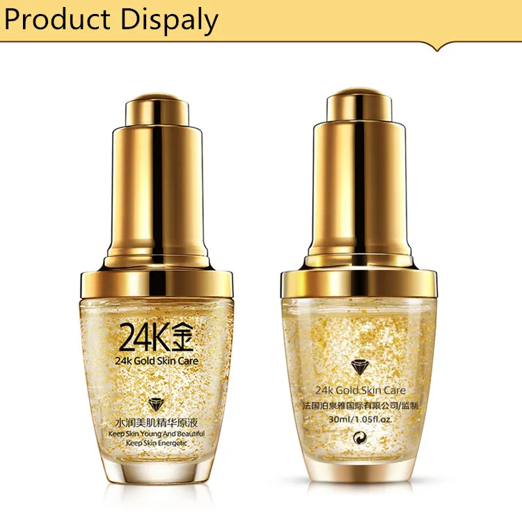 2018 NEW BIOAQUA 24K GOLD FACE CREAM FISTURISERING 24 K GOLD DAG CREAM HYDRATING 24K GOLD ESSENCE Serum för kvinnor ansikte hudvård