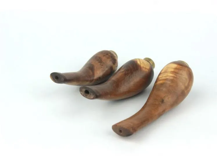 Mari Ki surface lisse buse de fumée en bois solide amovible double tête de cuivre filtre bois buse de fumée