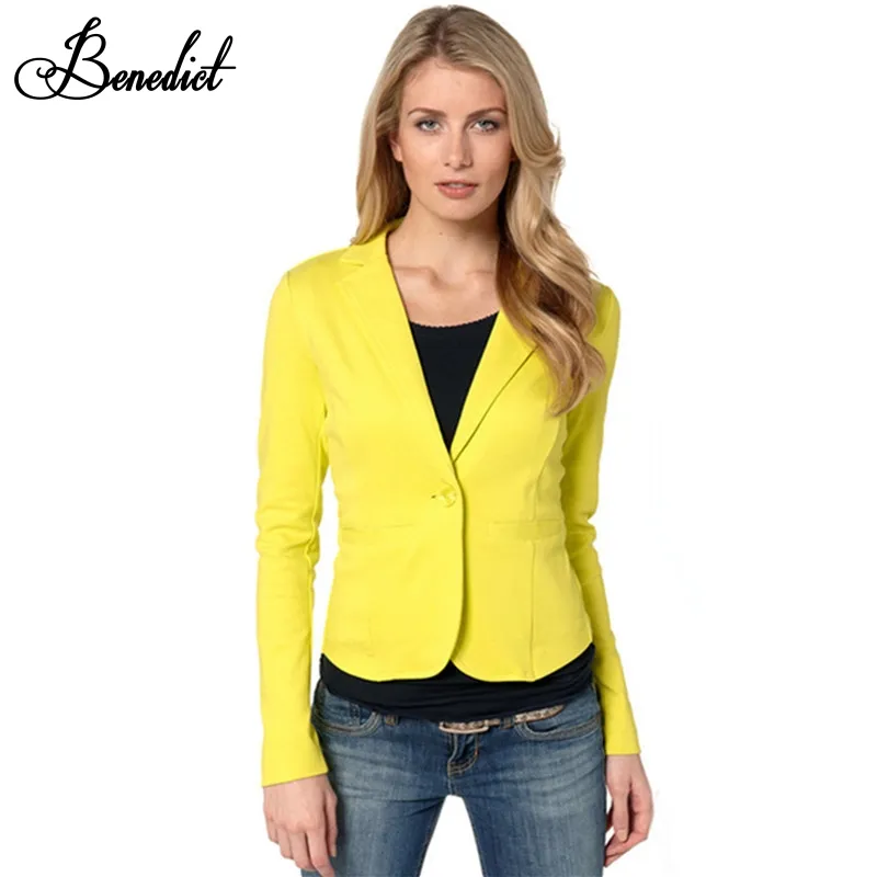 Ladies yellow suit jacket on sale