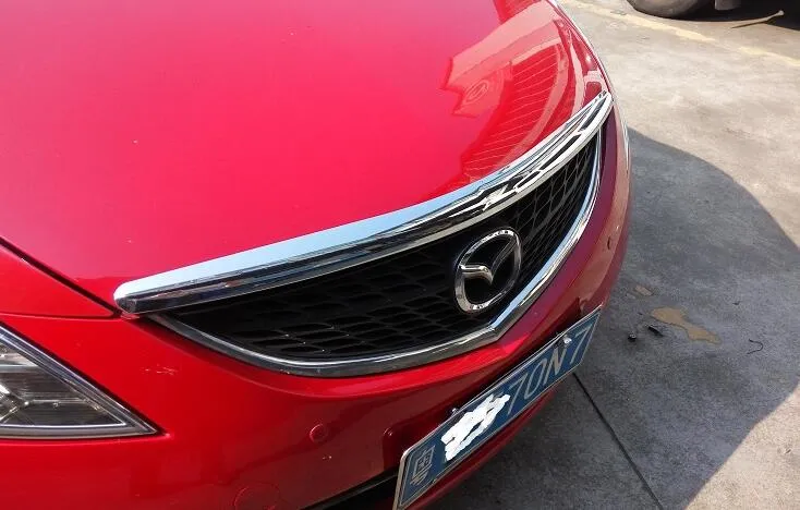 고품질 ABS 크롬 자동차 프론트 그릴 장식 트림 스트립 Mazda6 2008-2011