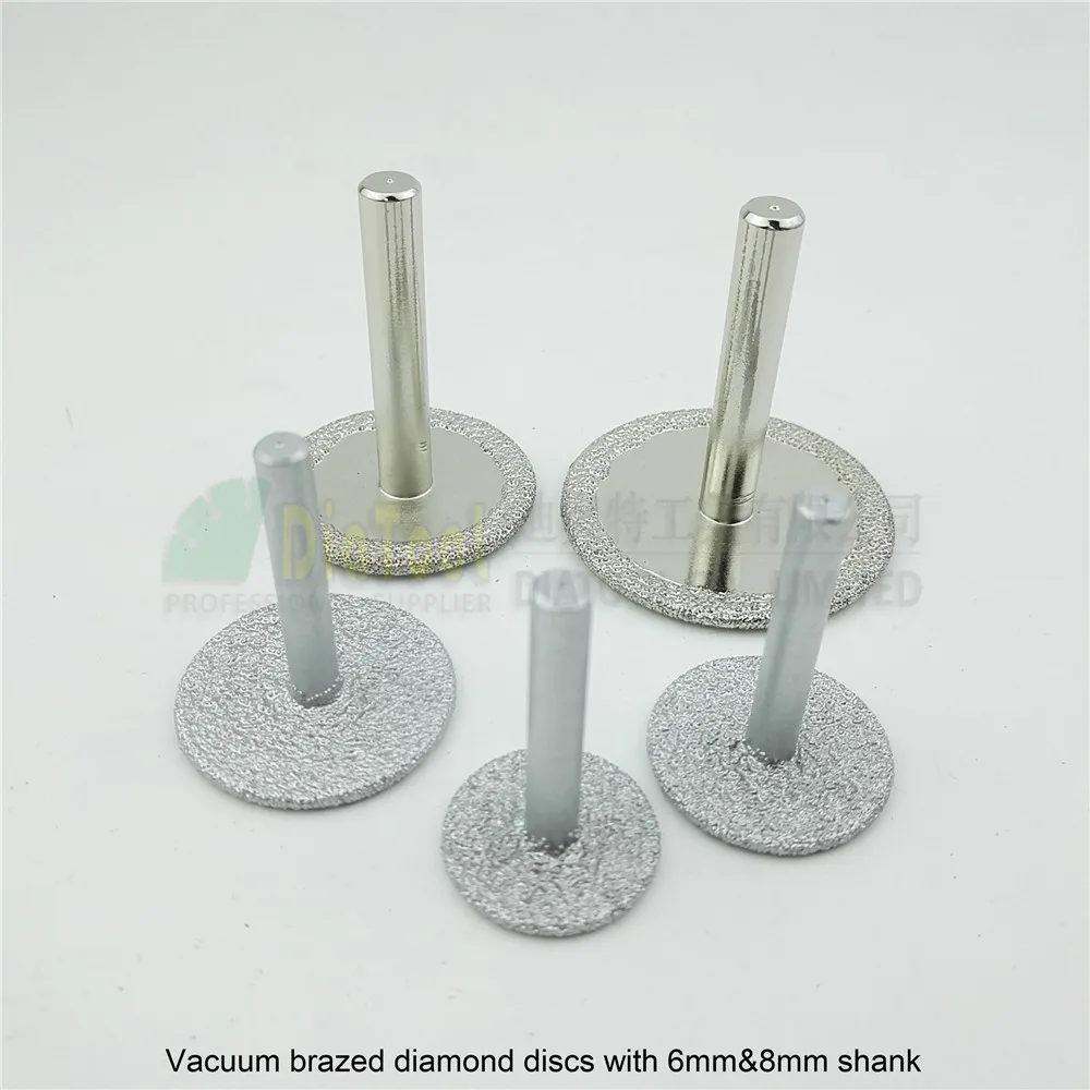 DIATOOL 2PCS DIA 25mm / 30mm / 35mm / 40mm / 50mm vakuumlödd diamant sågklinga Skärskivor för slipning Granit Marmorbetong