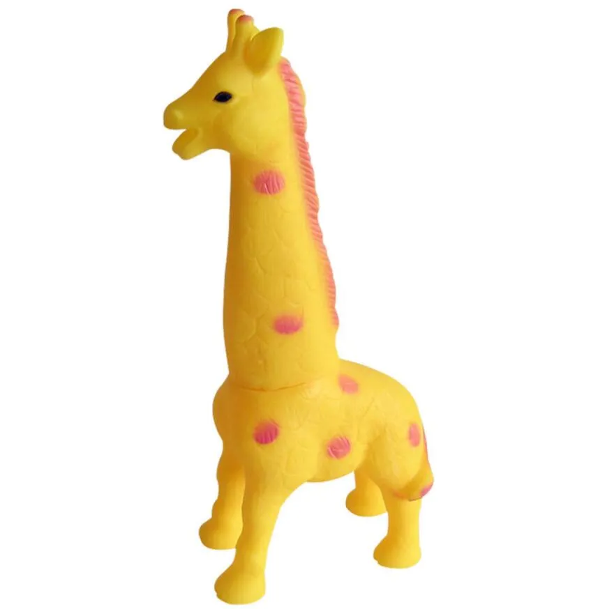 32*15*8cm Large scream giraffe fun toy for dog cat pet dog training toy Screaming Annoying toy squeaker squeezed pet toys