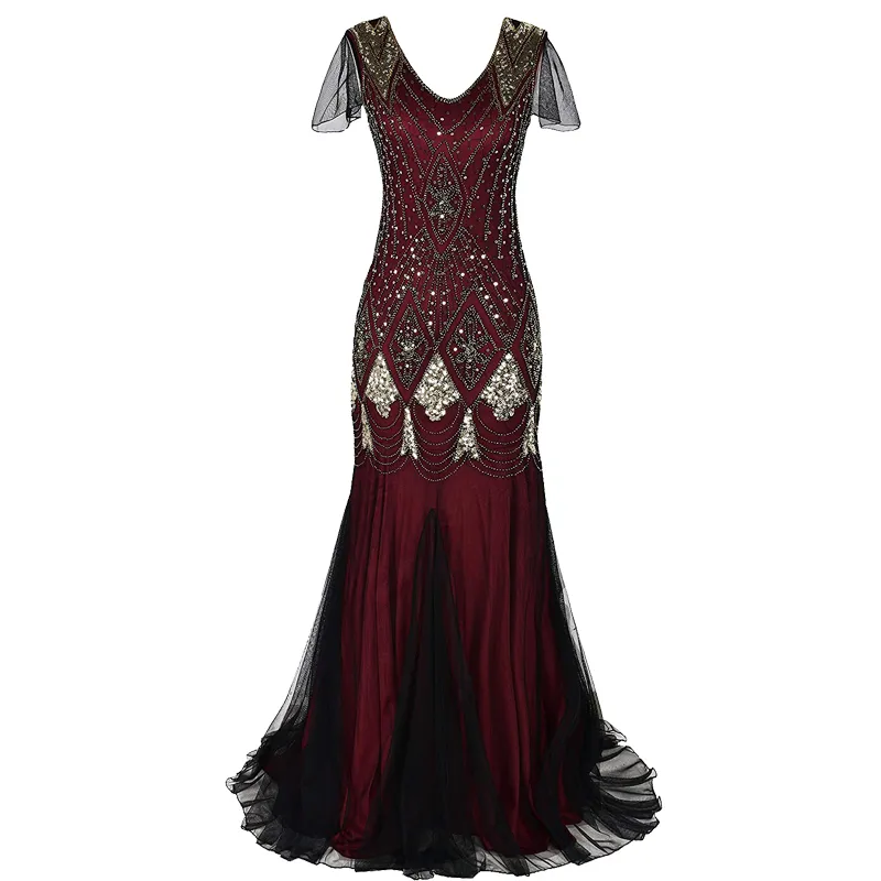 Great gatsby maxi dress sale
