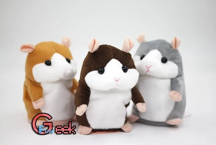 Hamster Soft Plush Toy Talk Sound Record Repeat Gevulde verjaardag voor kinderen Kinderen verkopen Japan