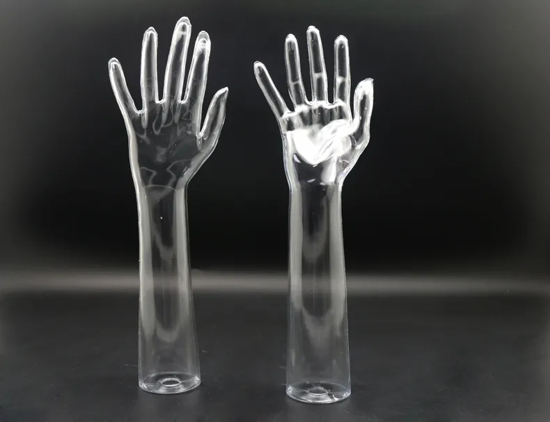 Beste Qualität Transparent Hand Mannequin Hand Modell Mode Für Display Heißer Verkauf