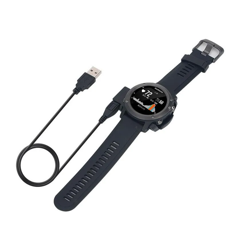 Garmin Fenix3 HR Quatix3 충전 케이블 Garmin Fenix ​​3 Multisport GPS Watch USB 충전기 독 클립 데이터 동기화 크래들