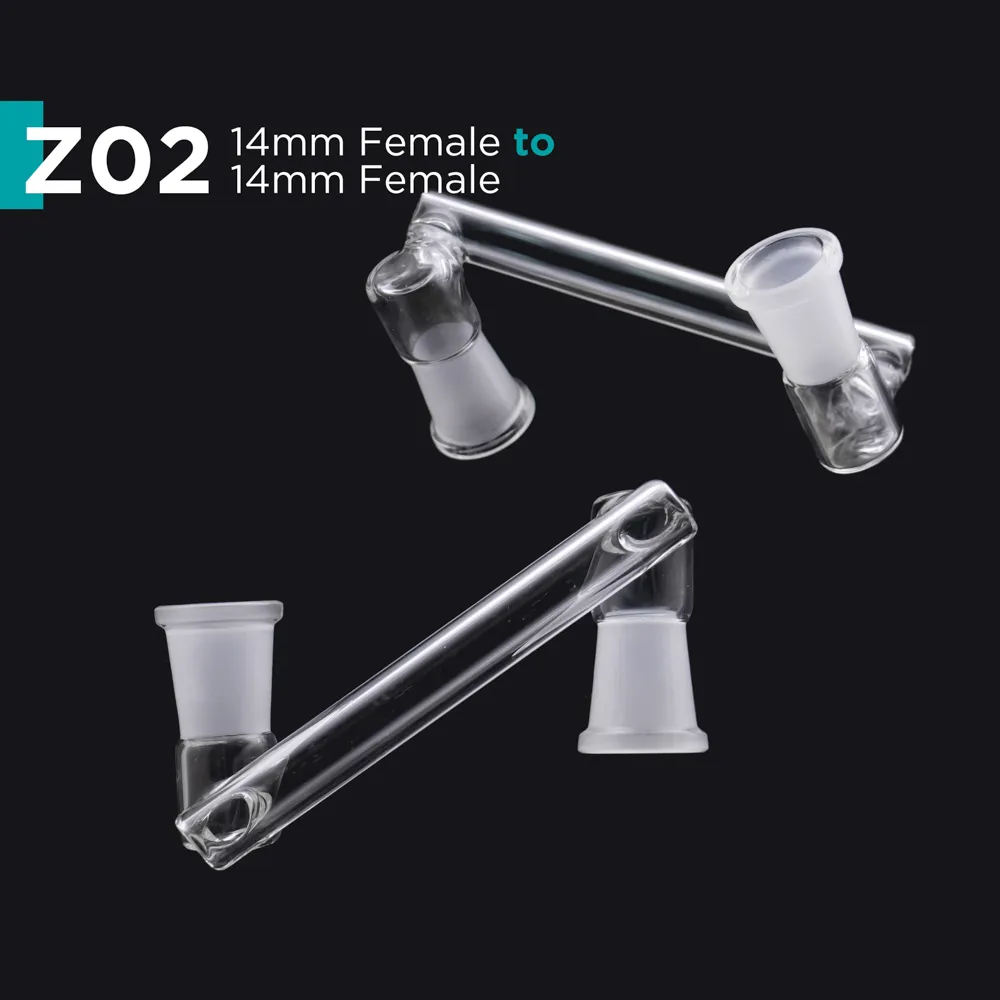 14mm to 18mm Male Femle drop down Glass Dropdown Adapters clear joint water pipe adapter Hookahs For Oil Rigs Bongs