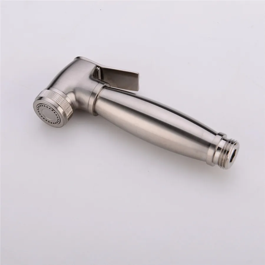 Messing Nickel Toilette Bidet Spray Cold Mixer Ventil mit Schlauch Handheld Bidet Tragbares Hand Bidet Dusch Set1385714