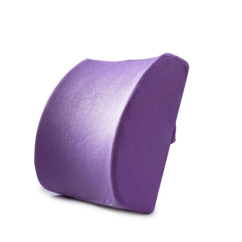 New Memory Foam Lumbar Cushion Travel Pillow Car Chair Back Support Travel Pillow office Lumbar Cushion