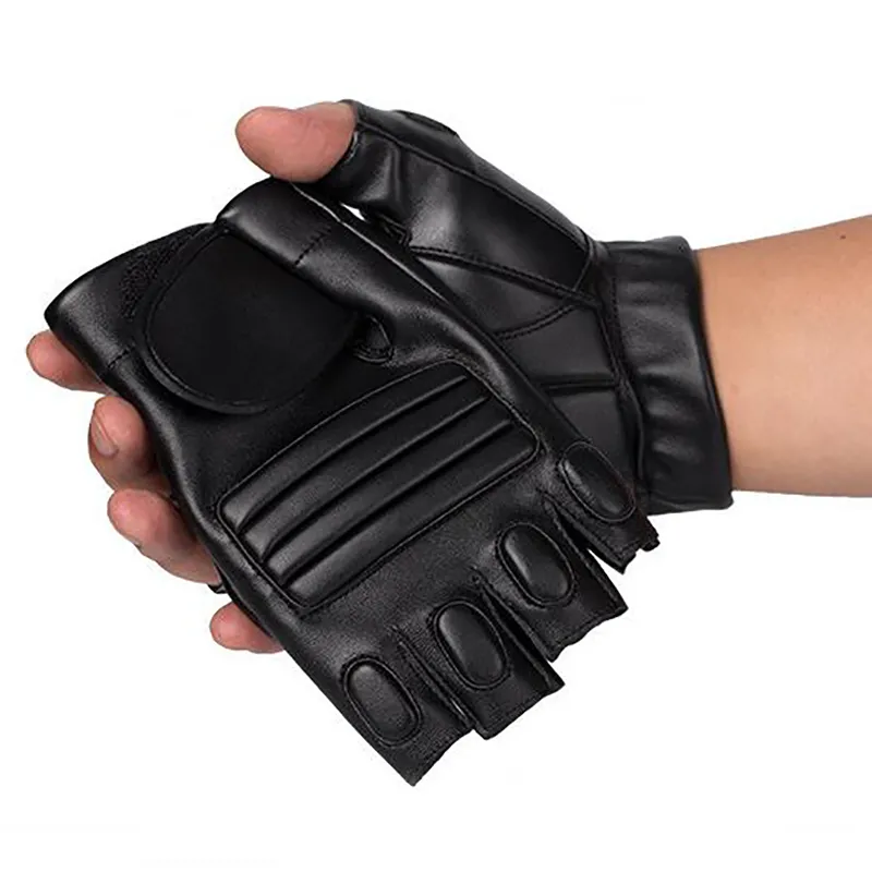 Nowy styl Mężczyźni Kolarstwo Rękawice Half Finger Motociclista Motocykl Rękawiczki Motocyklowe Guantes Moto Rękawiczki Darmowa Wysyłka