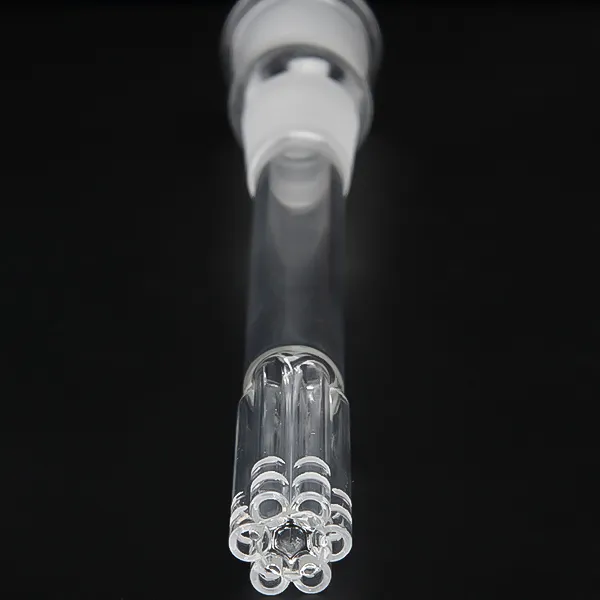 6 Gewapende Glazen Downstem Diffuser Rookaccessoires met 19mm Female naar 19mm Male Joint voor Waterpijpen Waterpijpen