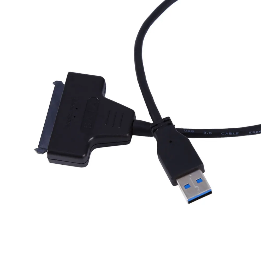 PC USB 3.0 ila SATA kablosu 22 Pin Güç Adaptör Kablosu 2,5 HDD SDD Sabit Disk Sürücüsü