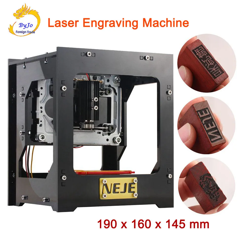 NEJE Laser Engraving Machine 1000mW or 1500mW High Energe DK-8-KZ or DK-8-FKZ or DK-BL Engraver High Speed Micro Mirror Type Stamp Maker