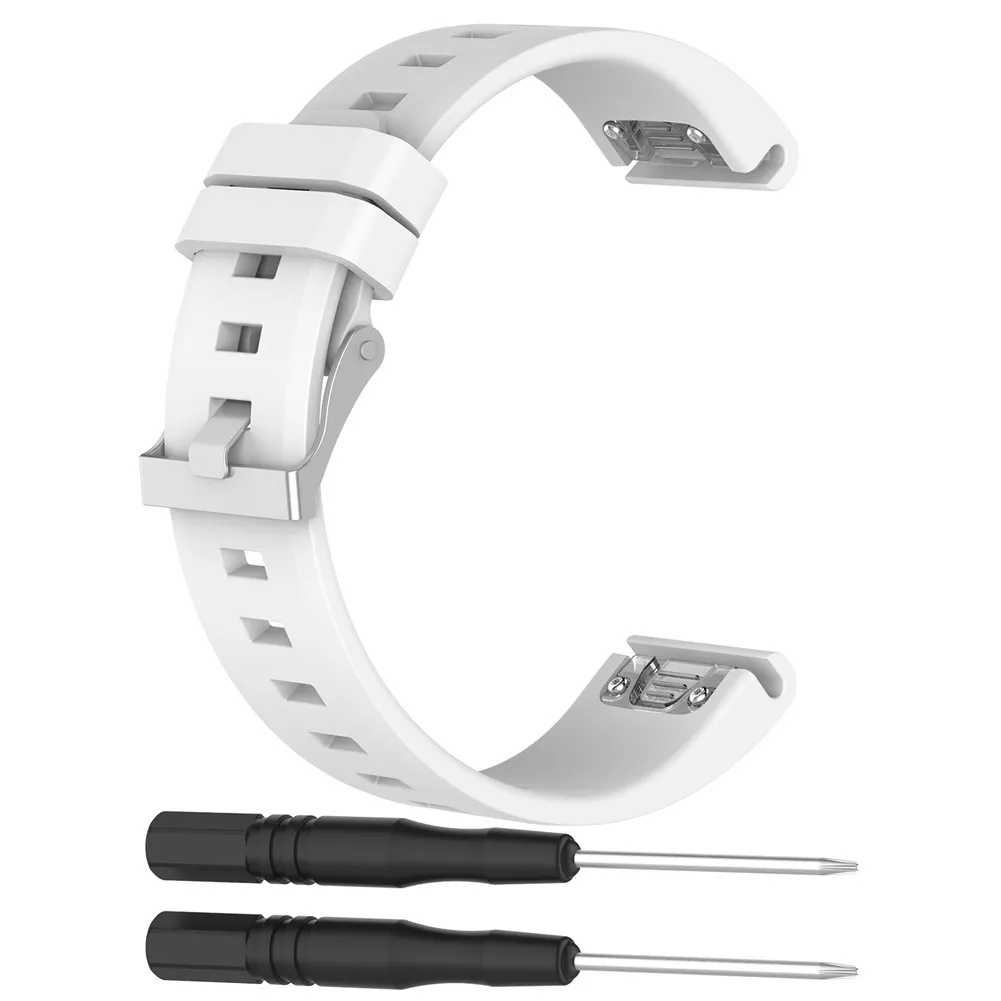 Alloyseed Nieuwe Collectie 10 Kleuren Zachte Siliconen Strap Horlogeband Vervanging voor Garmin Fenix ​​5/935 Smart Watch Strap