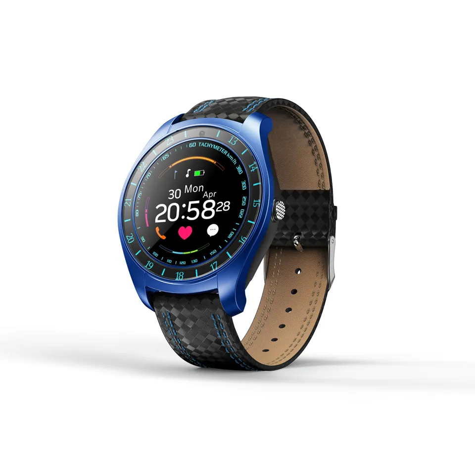 SOVO Smartwatch V10 Smartwatch 카메라 스마트 시계 폰 호환 Android IOS 비디오 레코더 수면 모니터 카메라 금속 케이스 FCC 준수