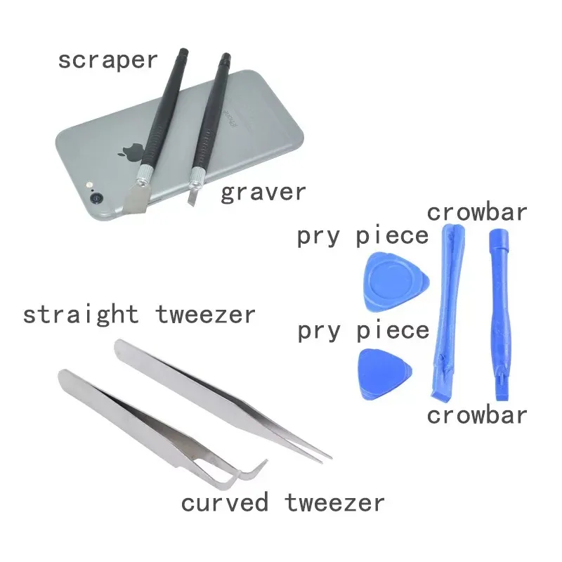 16 In 1 Opene Pry Tools Disassbly Phone Repair Creation Kit iPhone 4 5 6 HTC Samsung Nokiaスマートフォン用汎用ドライバーセット