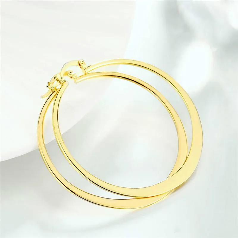 Mixed style hoop earrings 18K gold plated jewelry pretty cool party style top quality / 