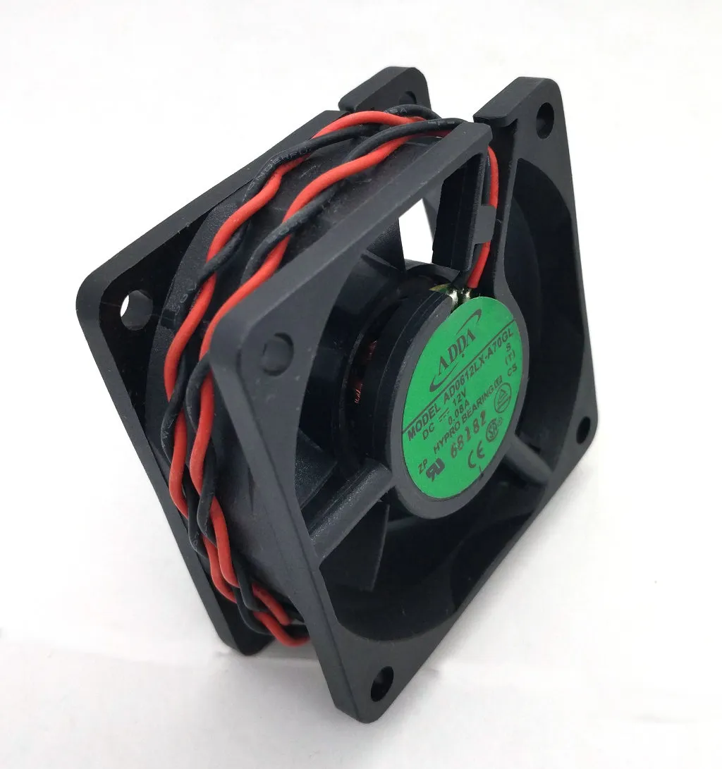 New Original ADDA AD0612LX-A70GL DC12V 0.08A 60*60*25MM 6cm Mute Cooling fan