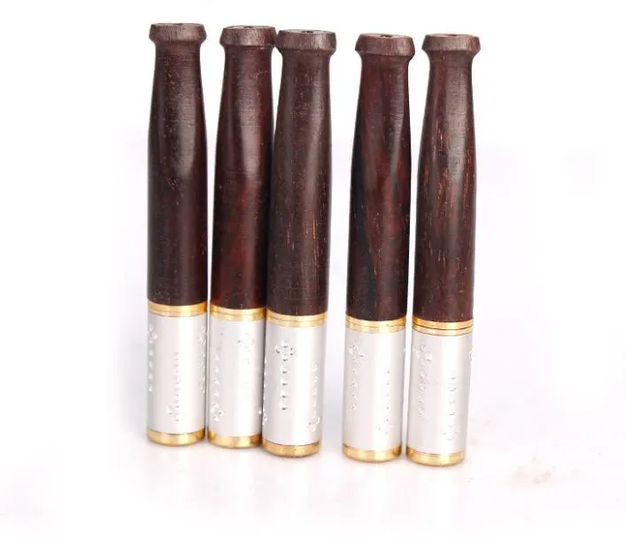 Metal rosewood wood cigarette holder circulating rod for filtering cigarette holder cigarette holder