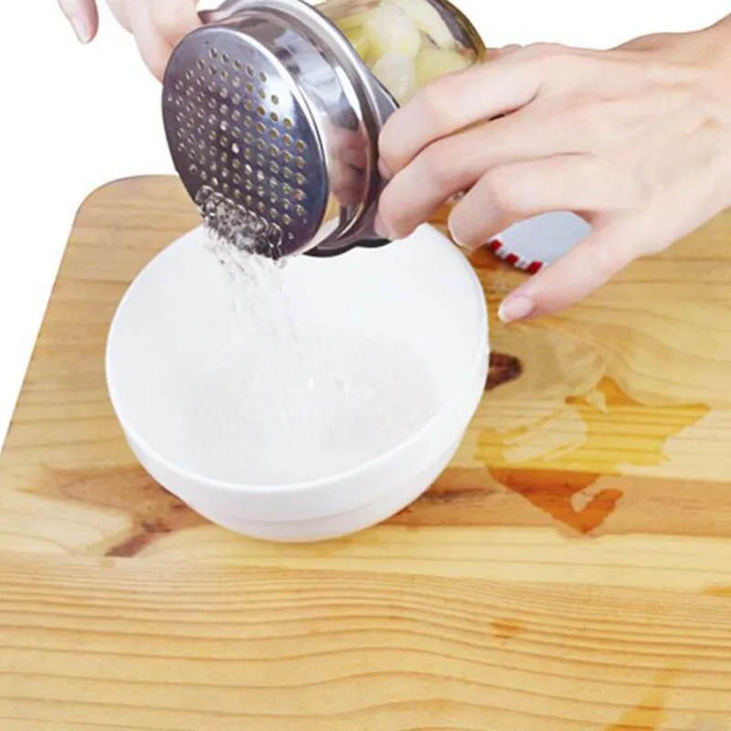 Stainless Steel Kitchen Fruit Can Pampered Chef Strainer Easily Strains