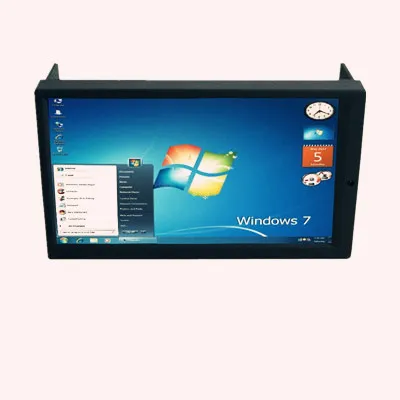 Kostenloser versand EMS DHL 6,95 "Touchscreen Doppel DIN Monitor für Auto PC, 2 DIN Touch Panel Carputer Display, 2DIN Auto Monitor