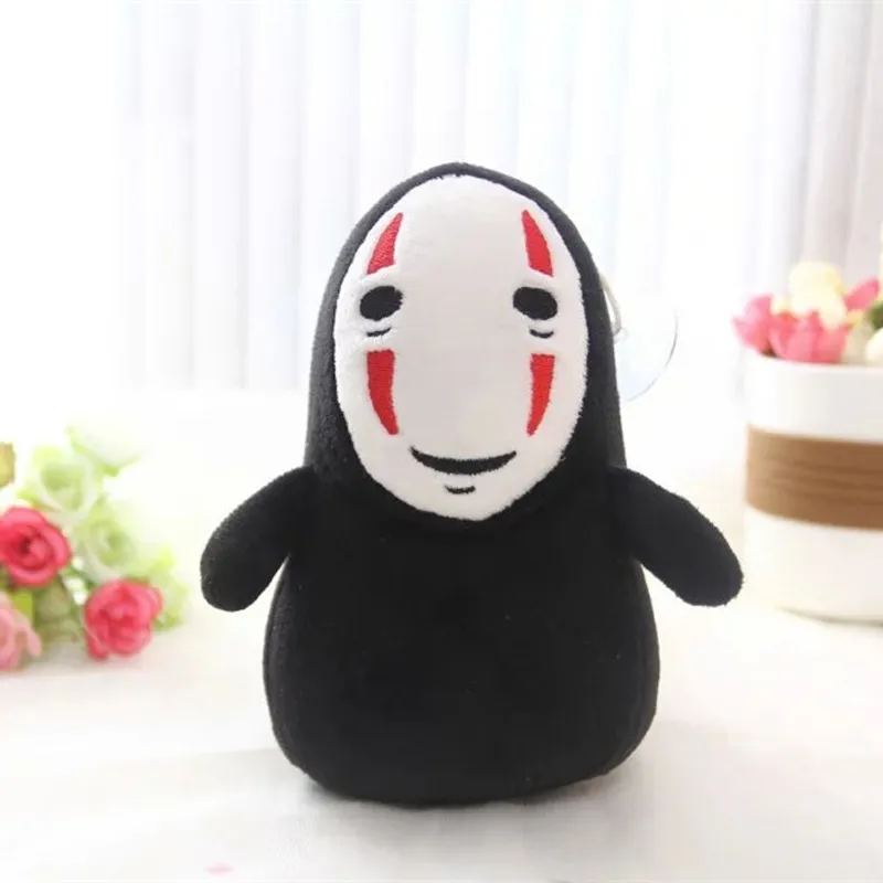 15 cm Spirited Aways Faceless Man en peluche jouet pas de visage pendant fantôme kaonashi peluche toys poupée pour enfants